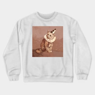 Old Timey Clown KItty Crewneck Sweatshirt